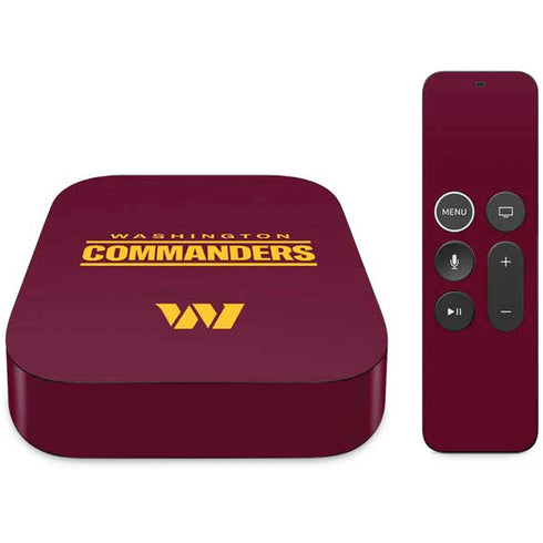 NFL Washington Commanders Performance Series Apple TV Skin